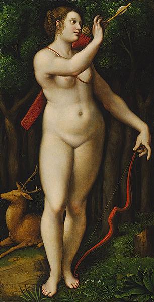 unknow artist Diana the Huntress, after 1526 Giampietrino oil painting picture